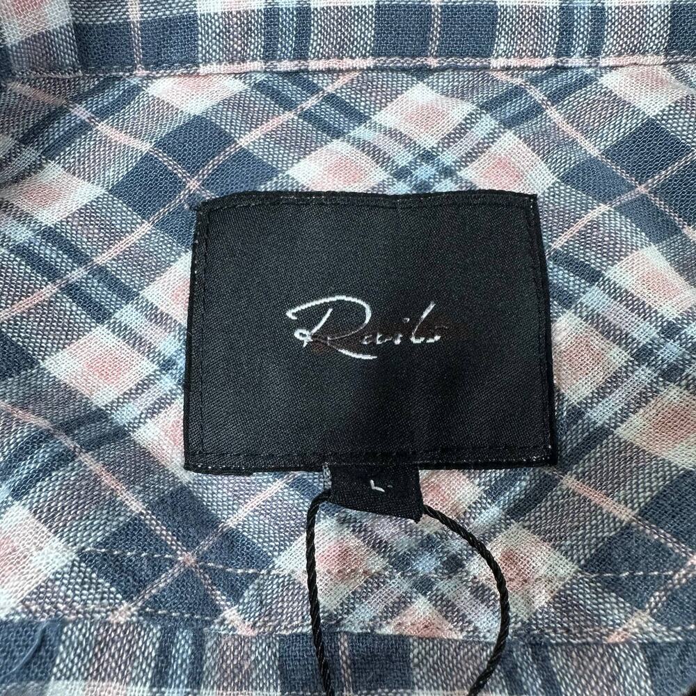 Rails NWT Connor Plaid Linen Blend Button Up LS S… - image 5